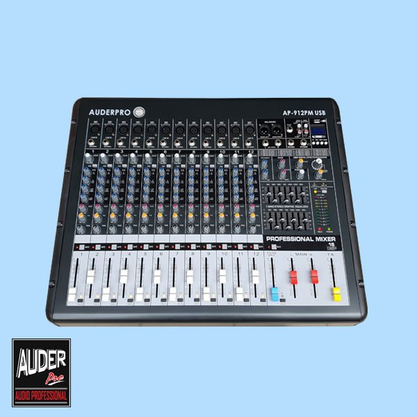 AUDERPRO AP-912PM USB 12 CHANEL NEW
