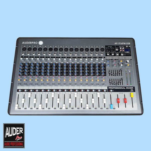 AUDERPRO AP-916PM USB 16 CHANEL NEW
